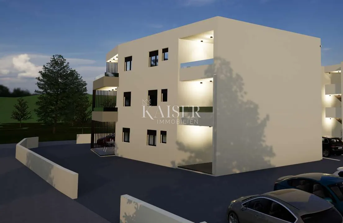 vodice, šibenik - moderan dvosoban stan s4 s natkrivenom terasom 700m od mora - slika 4