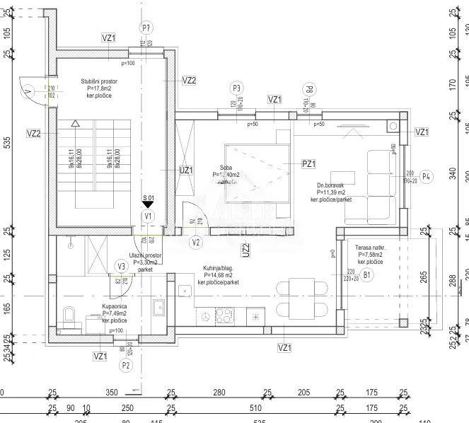 šibenik, brodarica – jednosoban stan 62,96 m2 - 214.064 € - slika 19