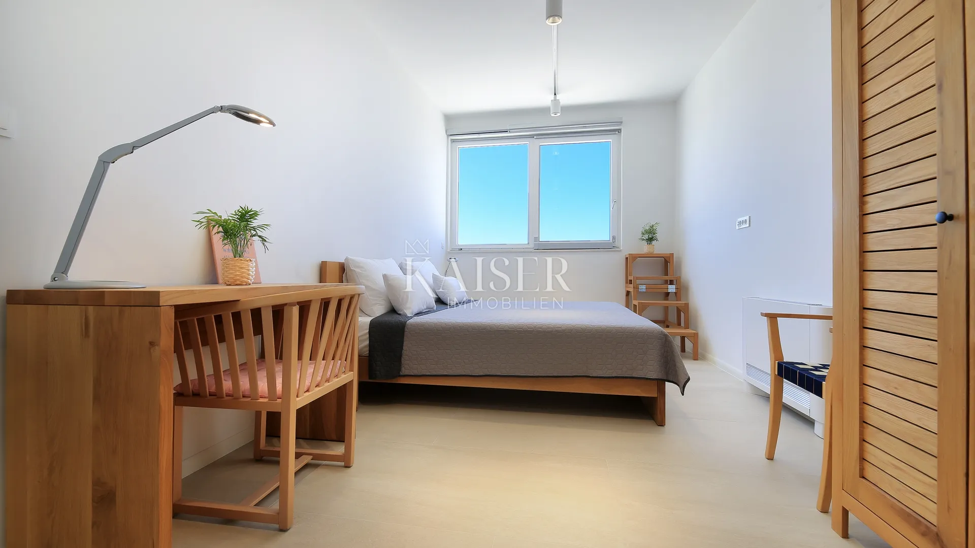 otok krk, malinska- moderna vila 200m2 s bazenom i pogledom na more - slika 24