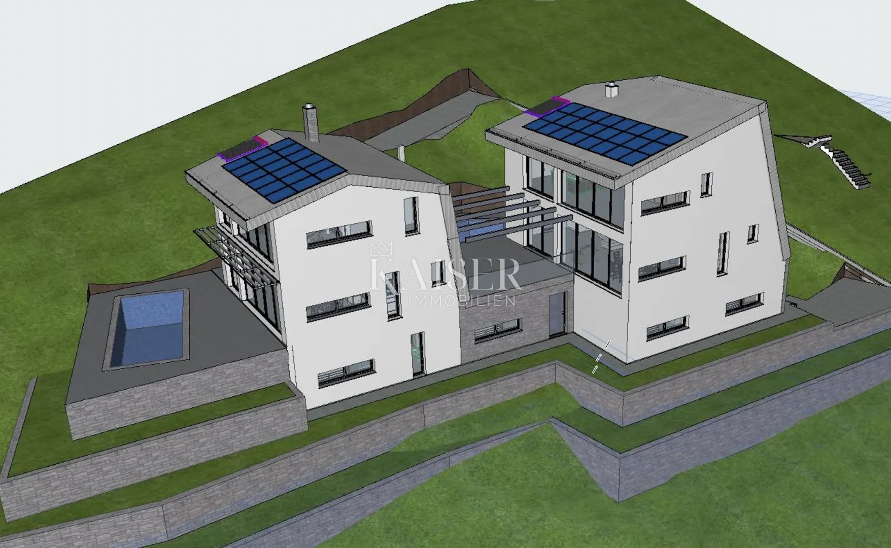 lovran – građevinsko zemljište 100 m od mora s projektom za 6 luksuznih stambenih jedinica - slika 6