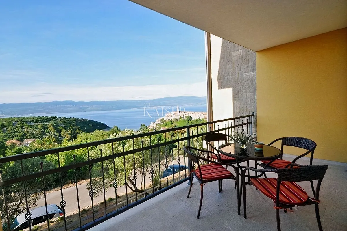 vrbnik, otok krk- apartman 93m2 s pogledom na more - slika 8