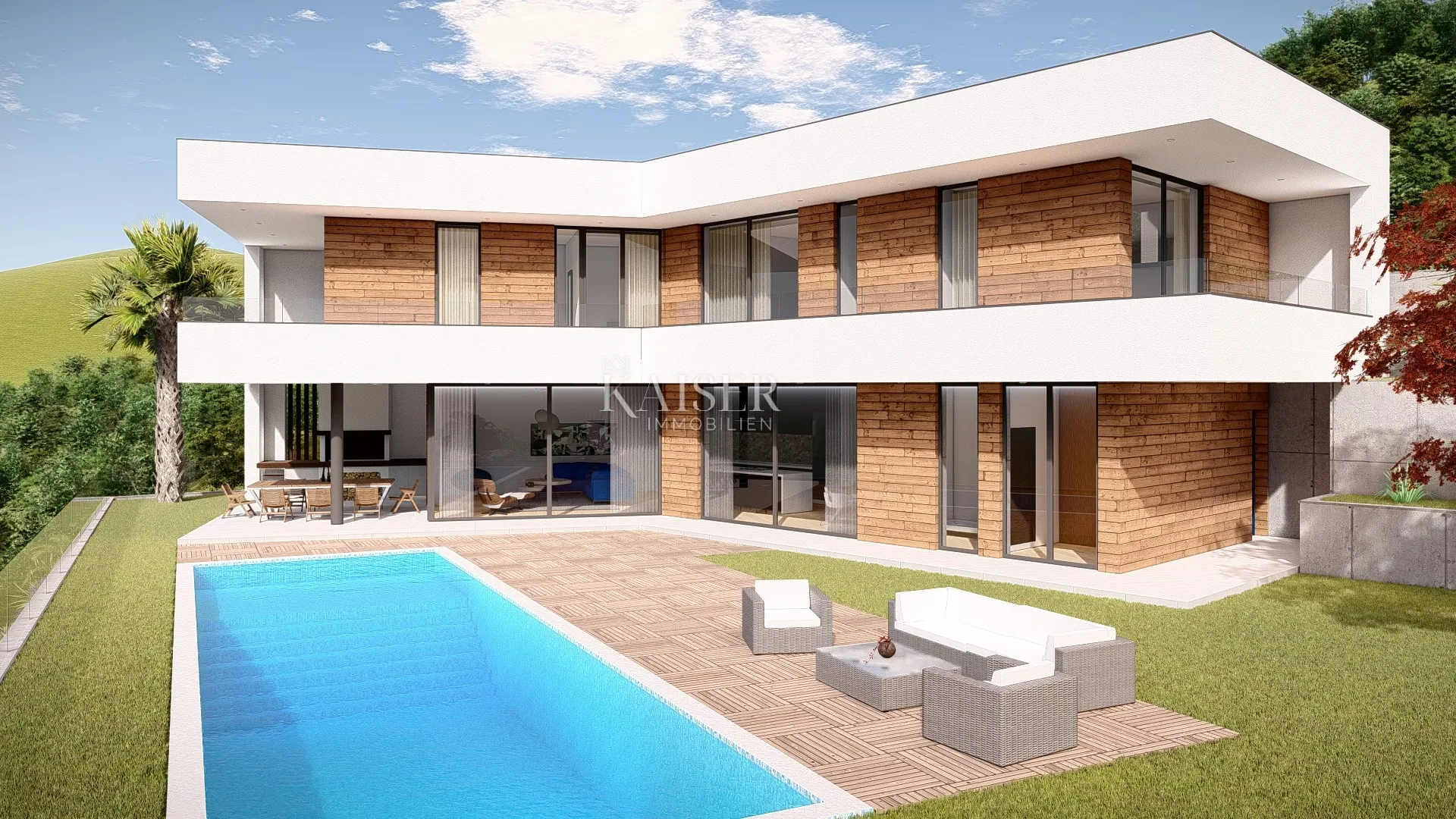 mošćenička draga - zemljište s projektom, 957 m2 - slika 12
