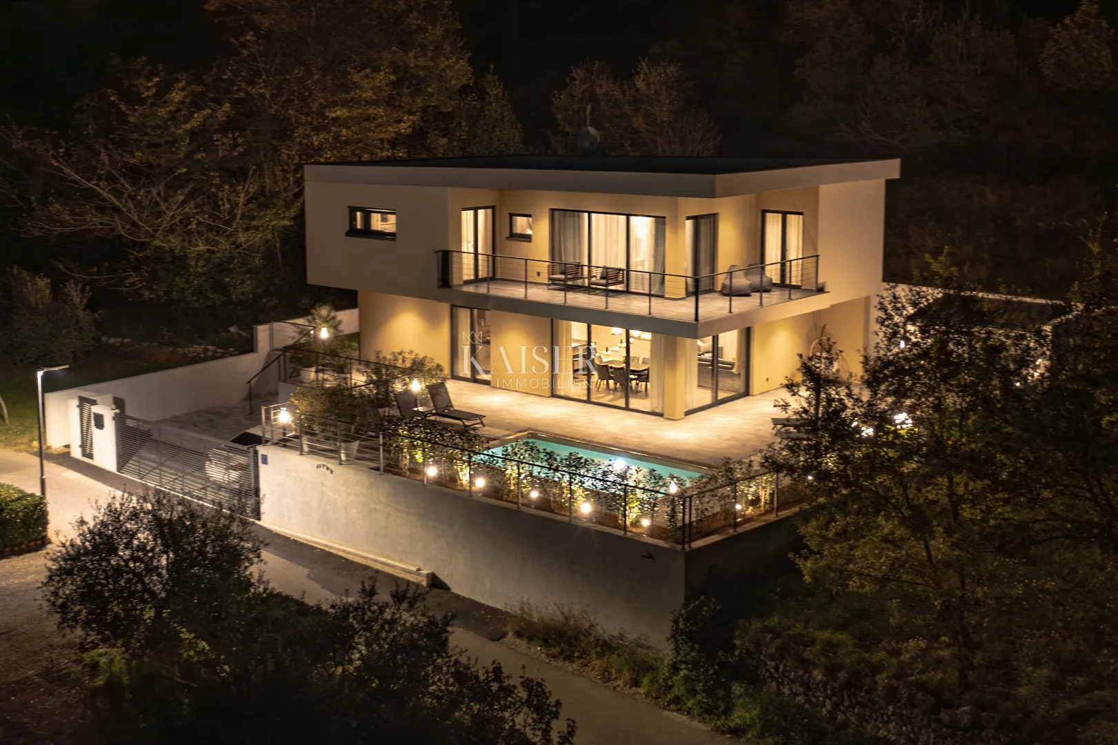 opatija, mošćenička draga – potpuno nova luksuzna vila s bazenom 800 m od mora - slika 51