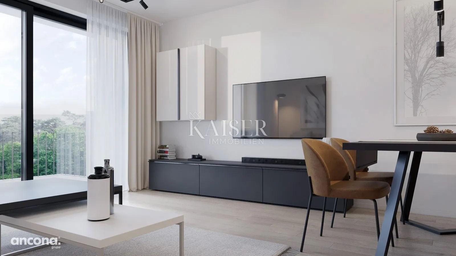 istra, umag – dvosoban stan sa dnevnim boravkom, 71m2, prizemlje sa okućnicom - slika 10