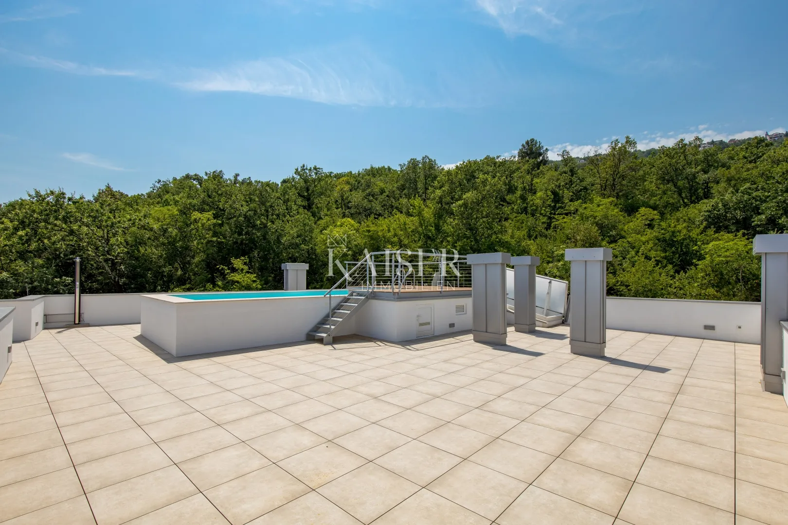 opatija, penthouse, blizina centra, pogled na opatiju i kvarner s vrha krova - slika 26