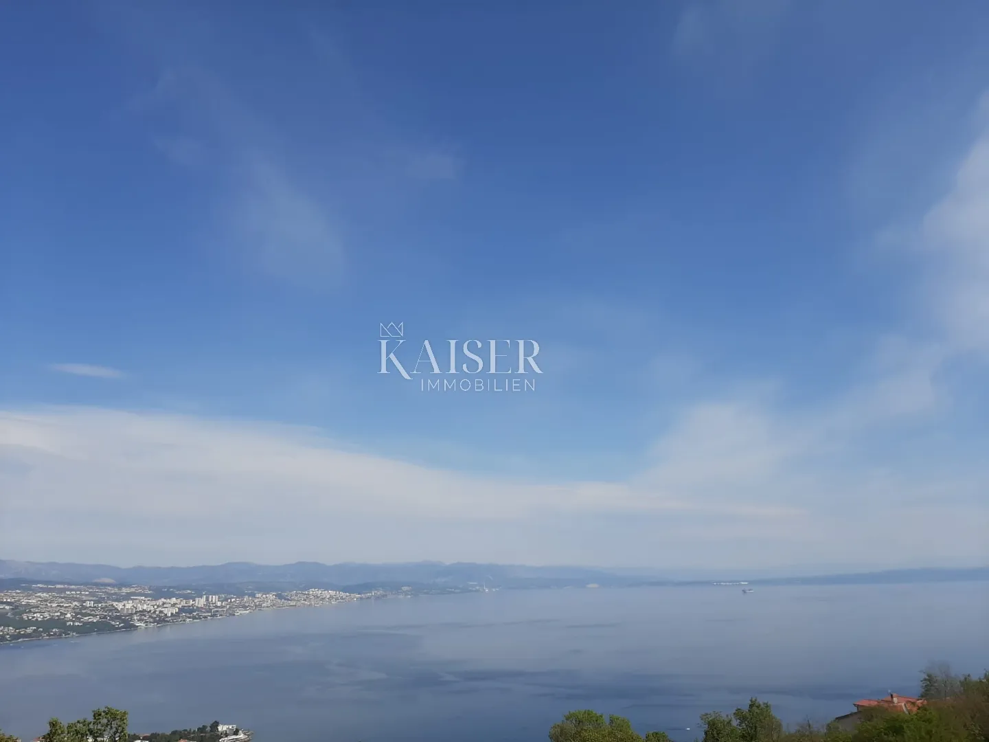 Veprinac, Veprinac- Zemljište sa jedinstvenim pogledom na more - Veprinac, Opatija