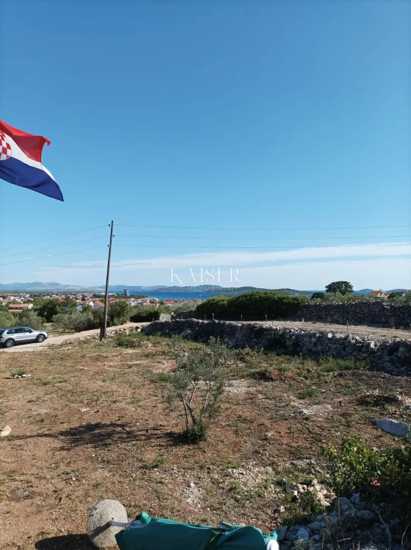 šibenik, vodice - građevinsko zemljište s pogledom na more i otoke, veličine 649 m2. - slika 6