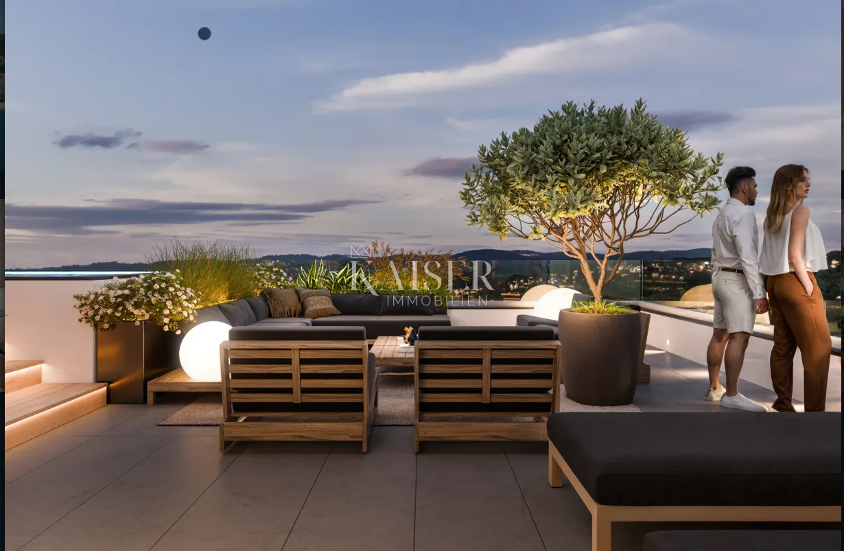 Trogir,Čiovo - penthouse s jacuzzijem, 100 m od plaže - Žedno, Trogir