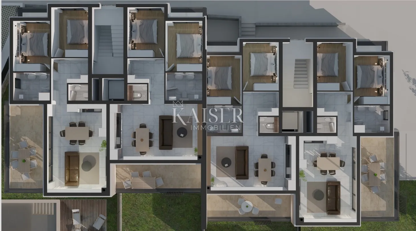 zadar, sv. filip i jakov- komforan apartman s vrtom - slika 36
