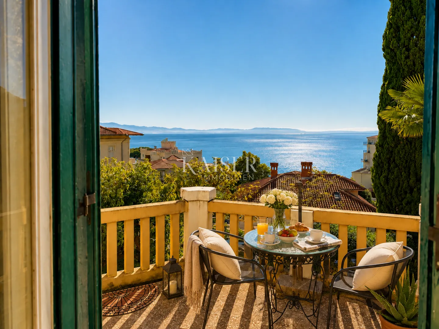 opatija – elegantan studio apartman u povijesnoj vili s terasom i pogledom na more - slika 4