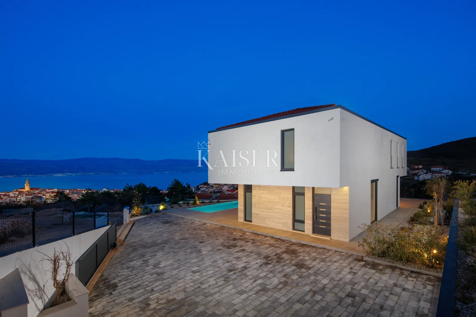 krk, vrbnik - villa 265m2 sa panoramskim pogledom na more - slika 73