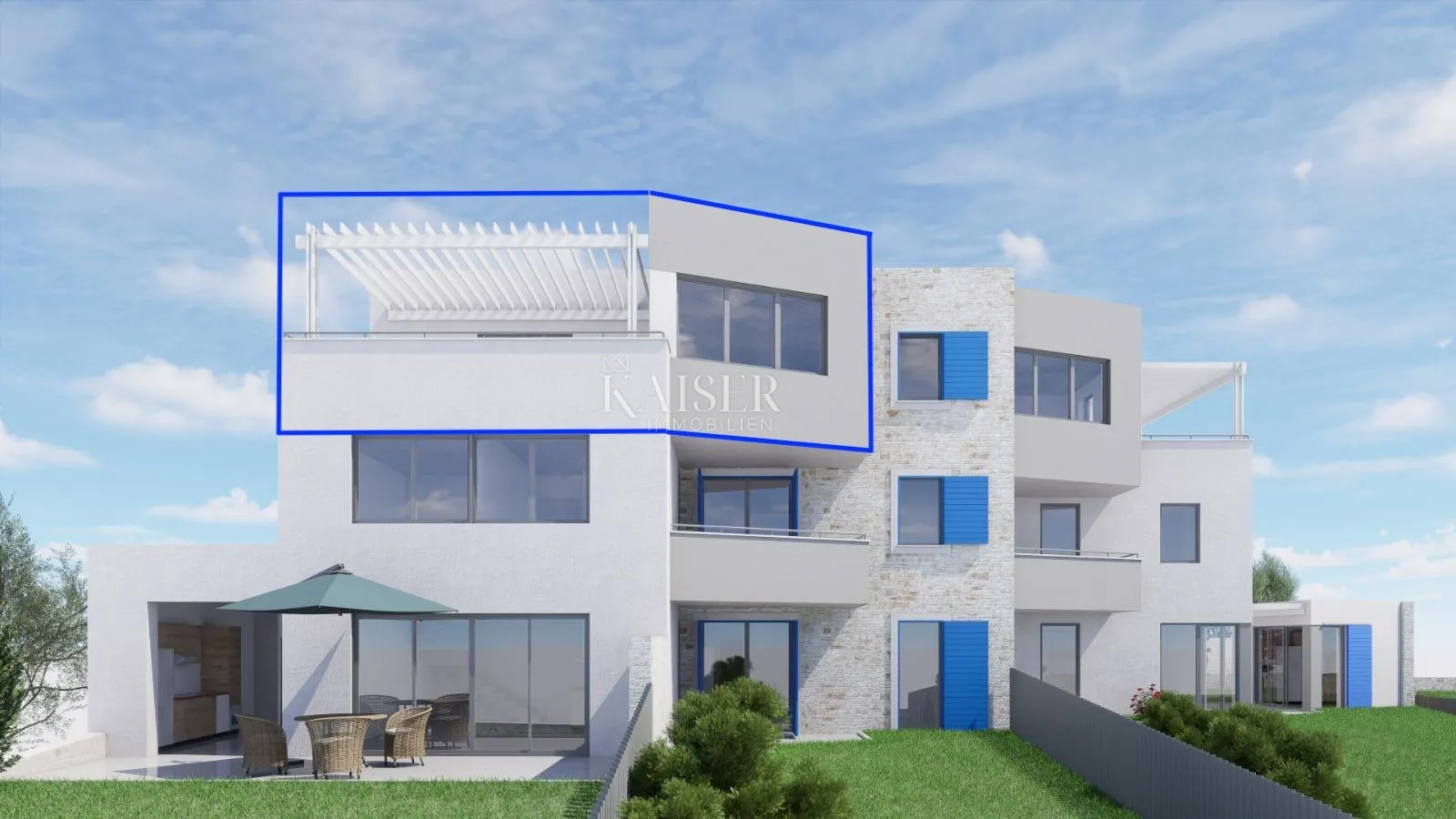 Novi Vinodolski – Dvoetažni stan u novogradnji 250 m od plaže (S5) - Povile, Novi Vinodolski