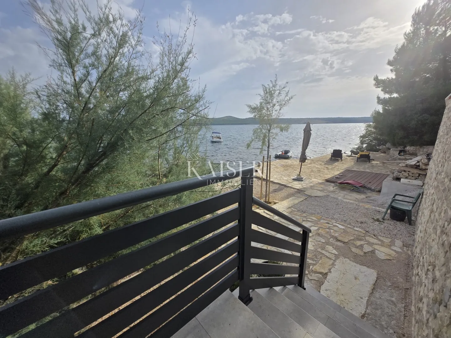 zadar, posedarje – ekskluzivna vila prvi red do mora s privatnim pristupom moru - slika 24