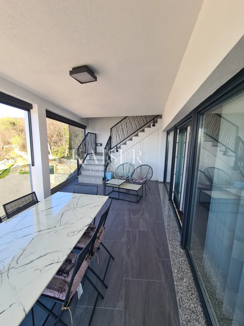 crikvenica, dramalj - luksuzni penthouse sa garažom i panoramskim pogledom na more - slika 9