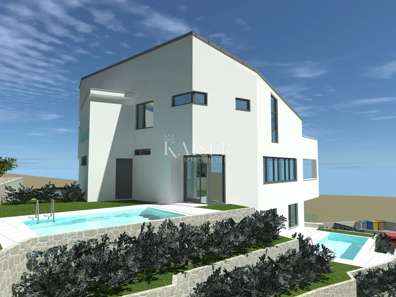 otok krk, punat - zemljište 914 m2 sa projektom - slika 2