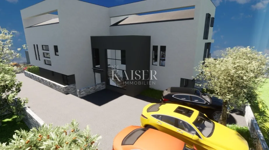 punat - luksuzni apartman 126m2, pogled more, okućnica - slika 10