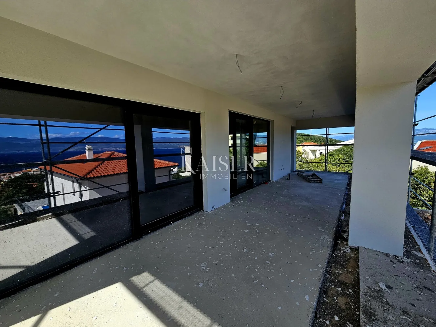 otok krk, vrbnik - apartman 168m2, pogled more - slika 11