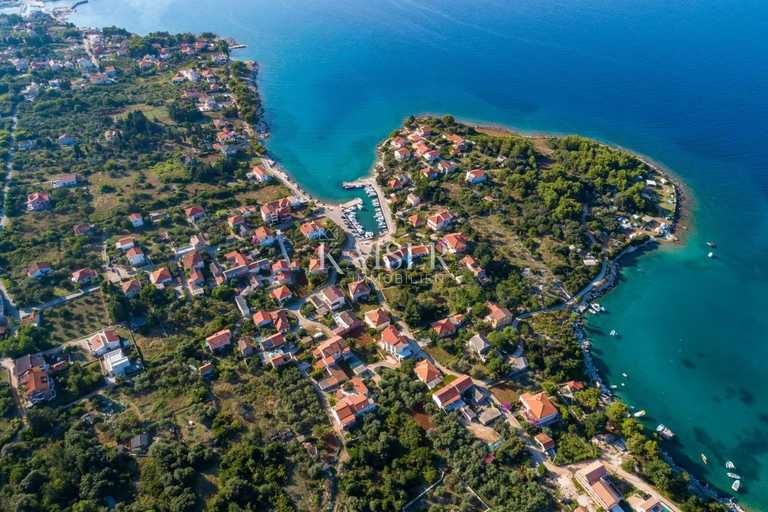 otok ugljan, čeprljanda - građevinsko zemljište prvi red do mora 6300 m2 - cijena na upit - slika 5