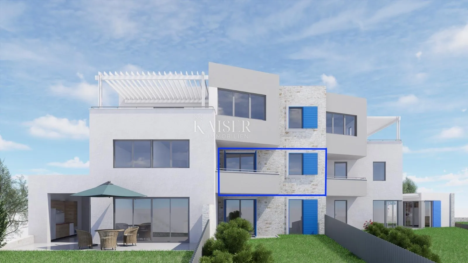 Novi Vinodolski – Dvoetažni stan u novogradnji 250 m od plaže (S4) - Povile, Novi Vinodolski