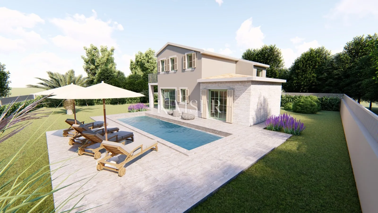 istra, tinjan okolica - moderna vila s bazenom 127 m2 - slika 4