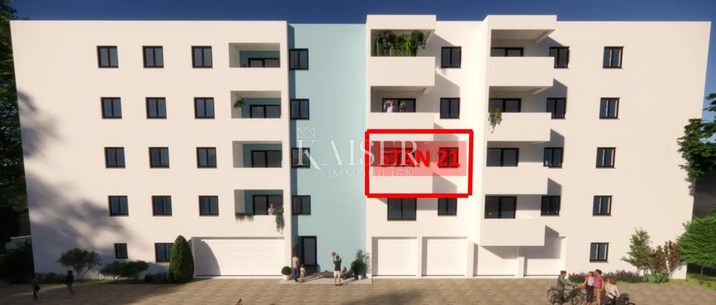 istra, pula- modern jednosoban stan 42m² s balkonom - slika 2
