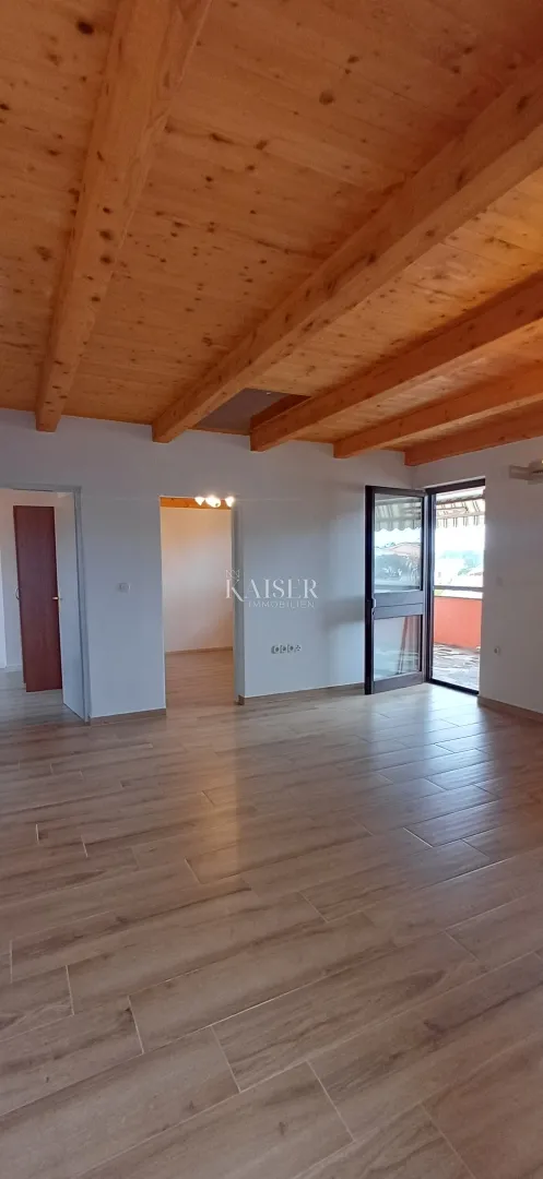 vir – stan s terasom i pogledom na more, 120 m od plaže - slika 2
