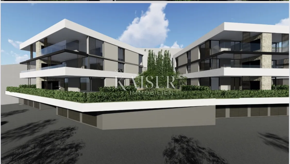 Rabac - građevinsko zemljište s projektom za 3 stambene zgrade - Rabac, Labin