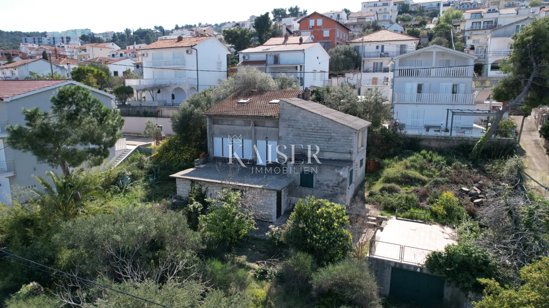Otok Čiovo-Rijetki dragulj u prvom redu do mora – Posjed s nevjerojatnim potencijalom - Žedno, Trogir