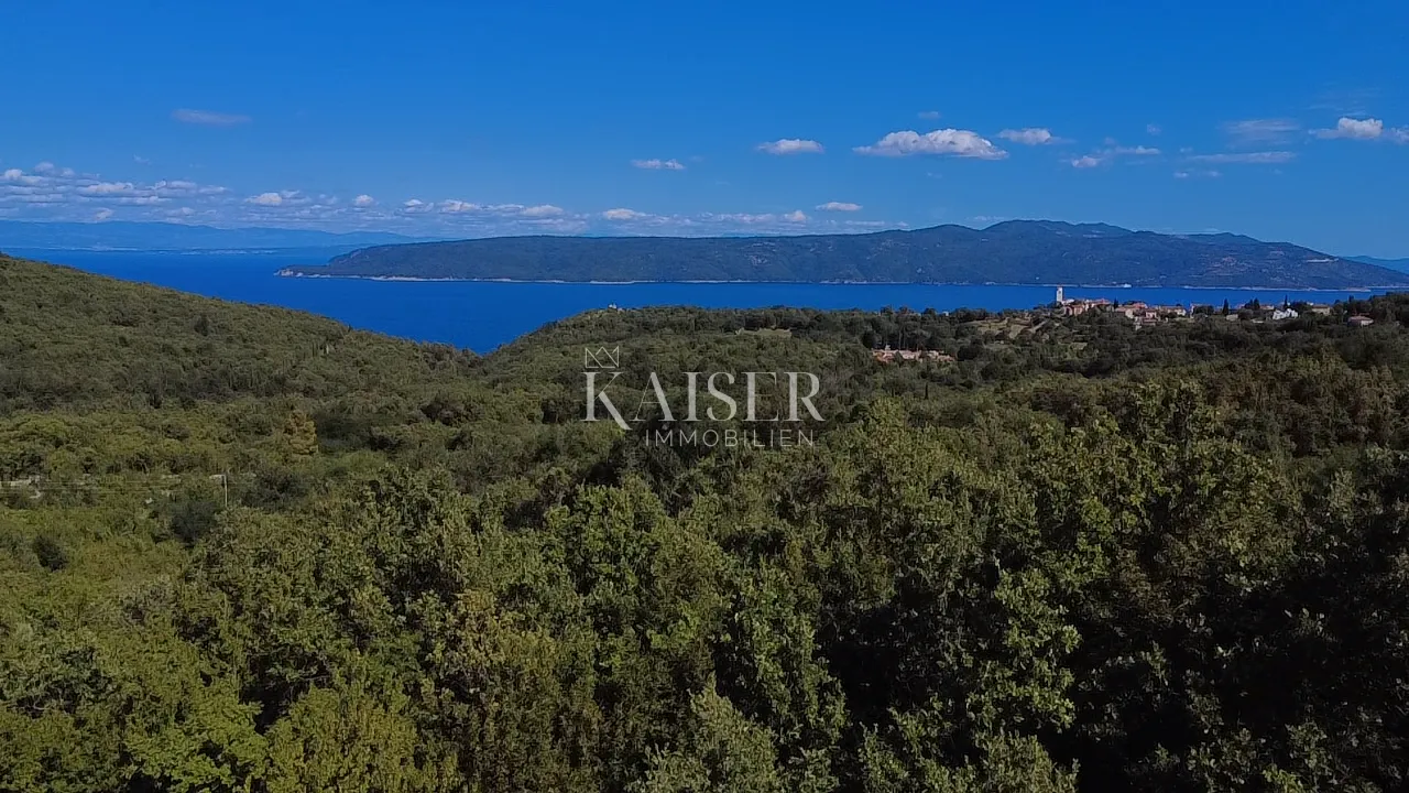 opatija, brseč - građevinsko zemljište, 1 286 m2, 2 km od plaže - slika 1