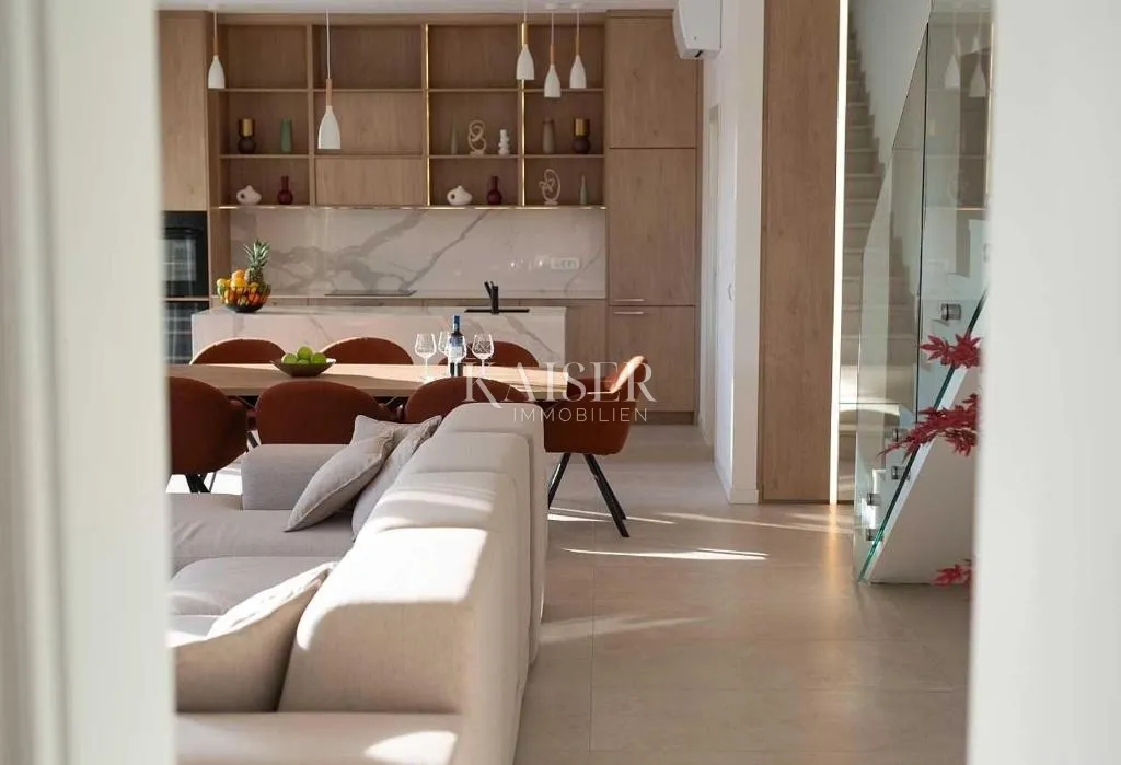 krk, okolica - luksuzna villa 199m2, pogled na more - slika 12