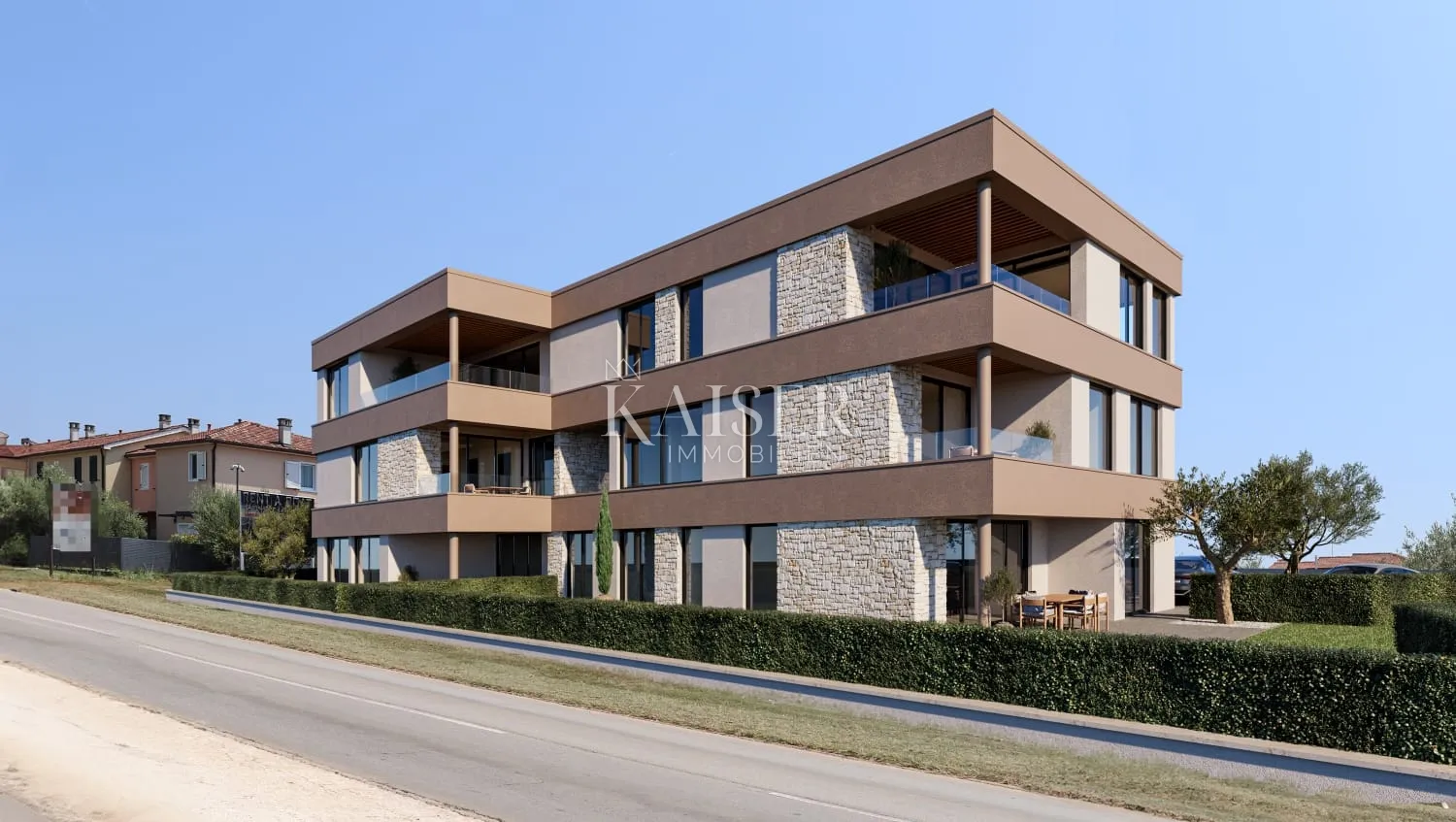 istra, poreč okolica - jednosobni stan s pogledom na more - slika 3