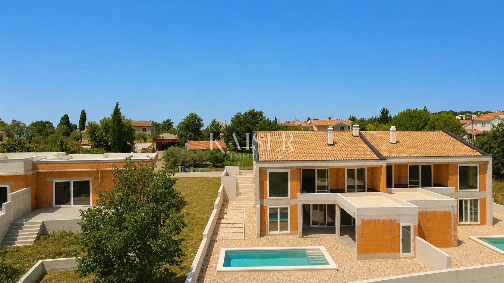 istra, vodnjan- moderna dvojna vila 260m2 s bazenom u mirnom okruženju - slika 12