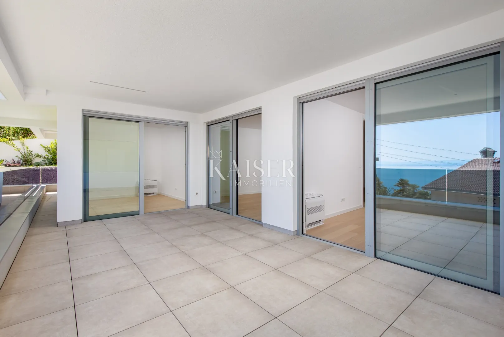 opatija, novogradnja s liftom, apartman u prizemlju s pogledom na more - slika 20