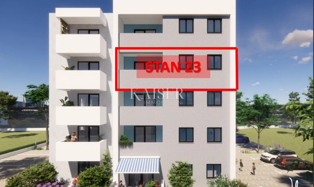 Istra, Pula- dvosoban stan 54m² u modernoj novogradnji