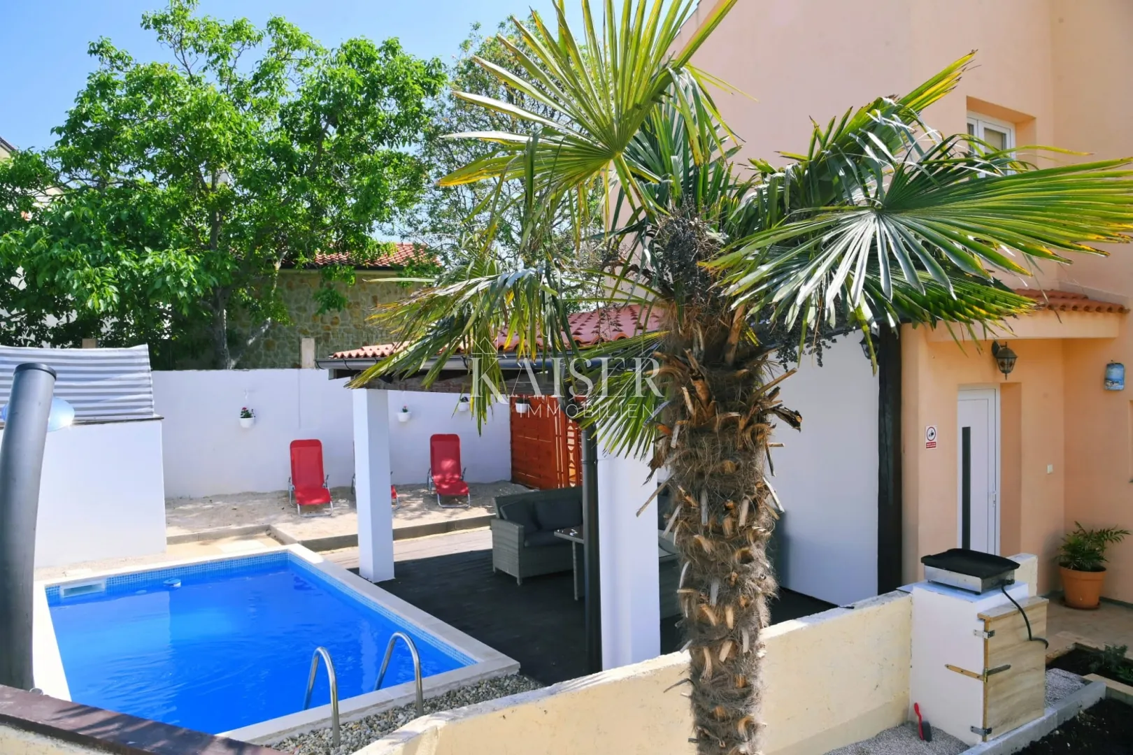 otok krk, gostinjac - kuća 160m2 sa bazenom - slika 2