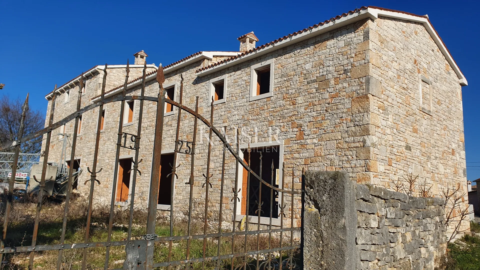 istra - lovreč, kamena roh bau vila pogled more - slika 4
