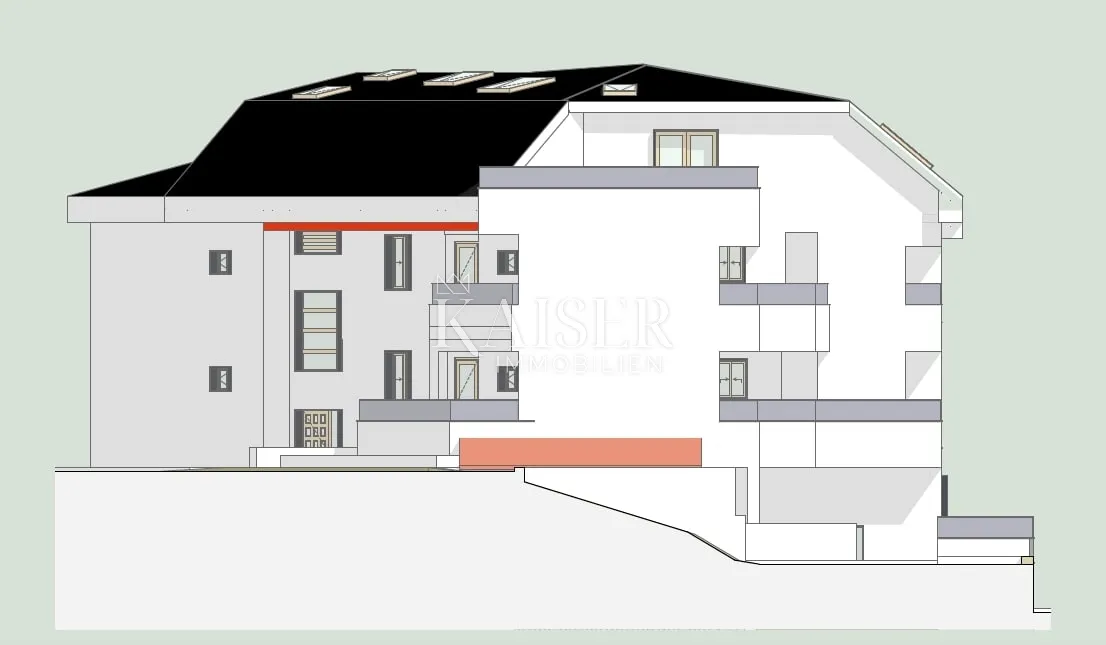 opatija, ičići – stan (2s+db) u prizemlju s velikom terasou i pogledom na more (145,07 m2) - slika 9