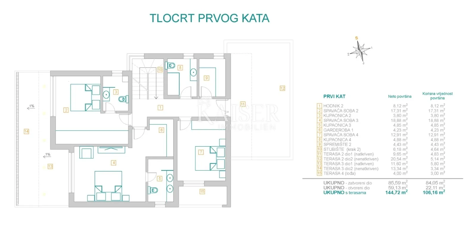 šibenik, rogoznica- ekskluzivna vila s panoramskim pogledom na jadran, infinity bazenom i wellnessom - slika 28