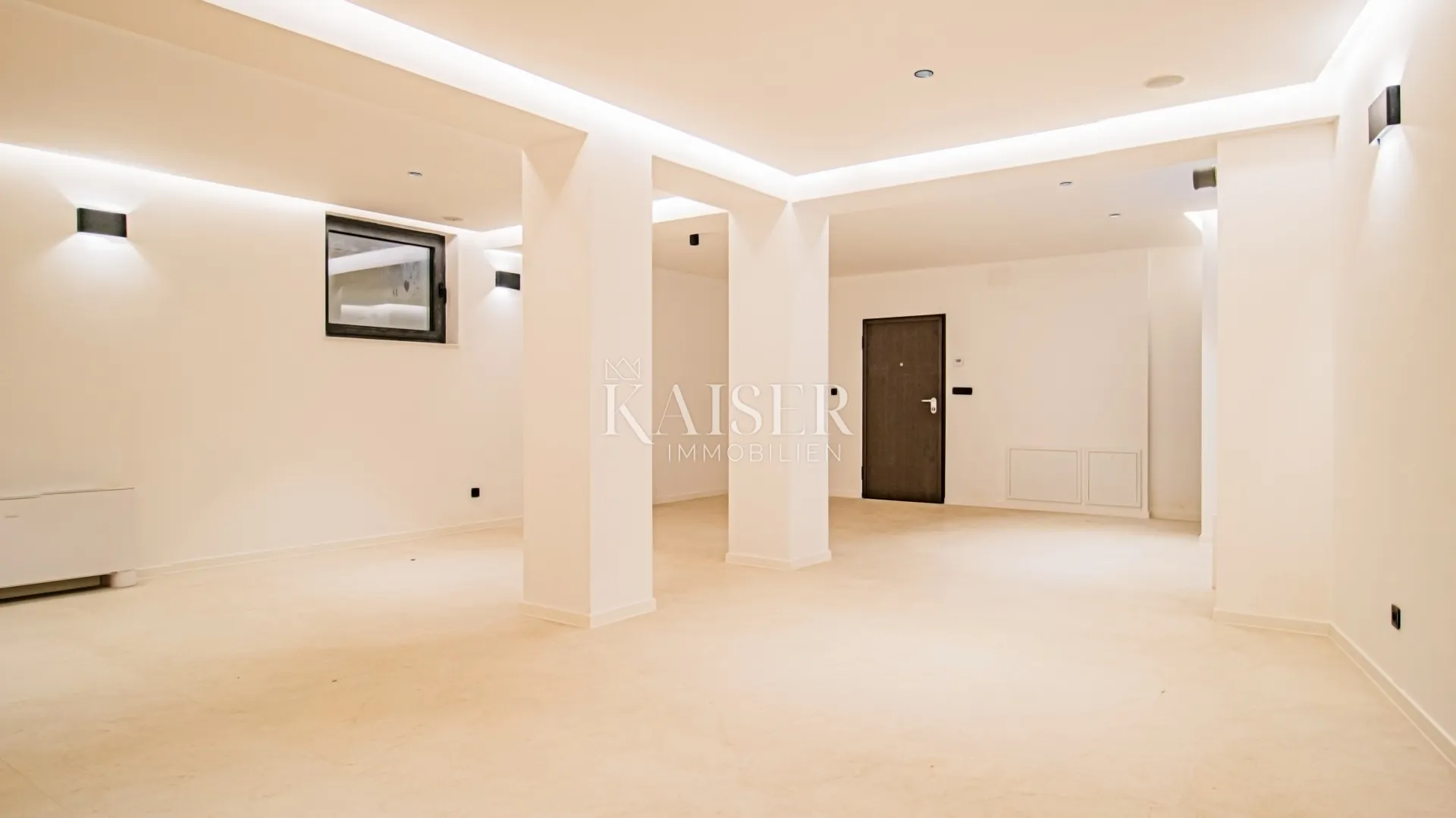 krk - stan 90m2 sa podrumom 34m2, okućnicom i bazenom - slika 12