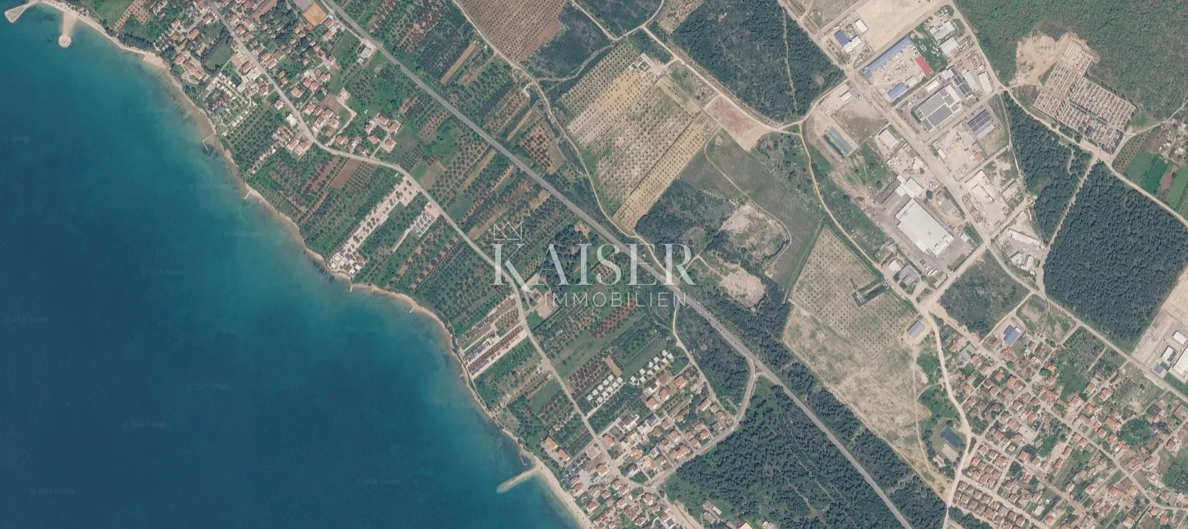 Biograd na Moru - Bošana : zemljište 50 m od mora