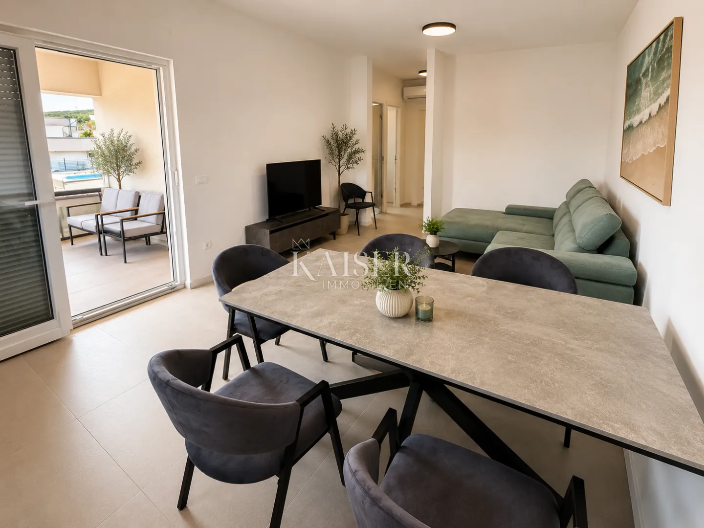 zadar, sv. petar apartman s pogledom na more - slika 2