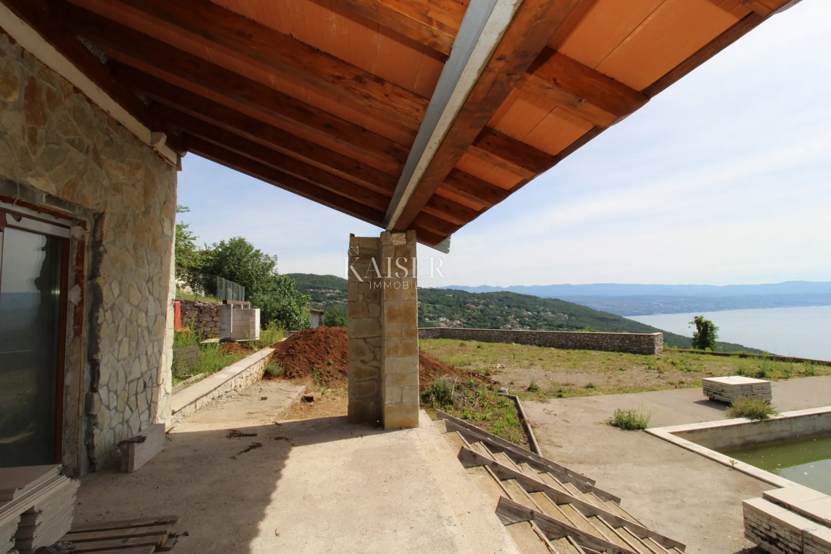 IČIĆI-POLJANE, adaptirana dvojna kamena luksuzna kuća - Ičići, Opatija