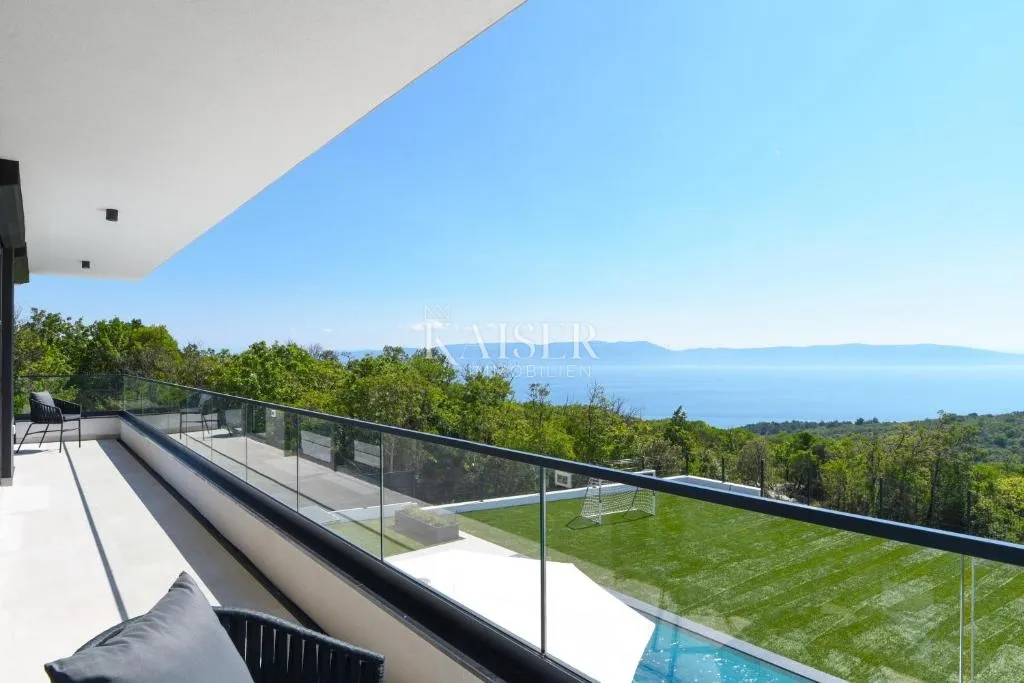 istra, rabac - vila s panoramskim pogledom na more, 155 m2 - slika 15