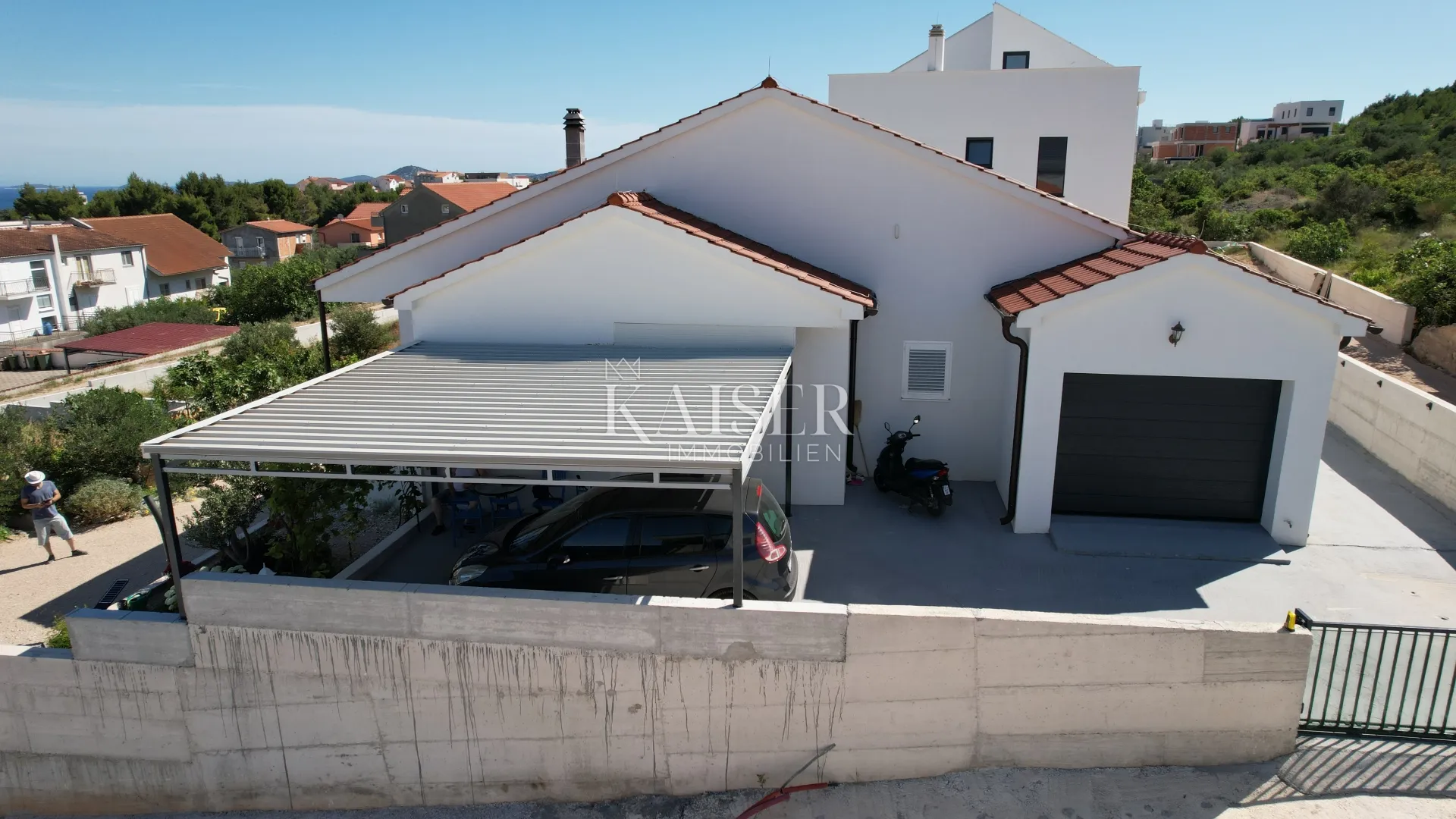 vodice,šibenik - moderna samostojeća prizemnica s garažom i velikom okućnicom - slika 13