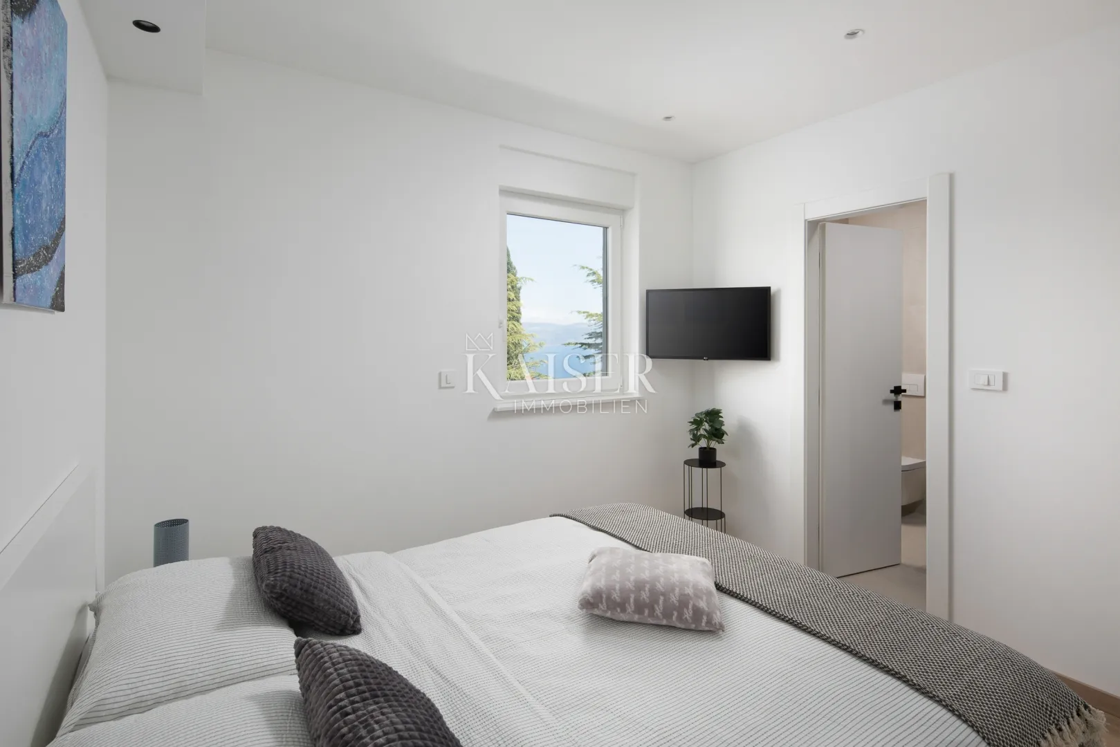 istra,labin - prekrasna vila s pogledom na more i otok cres - slika 17