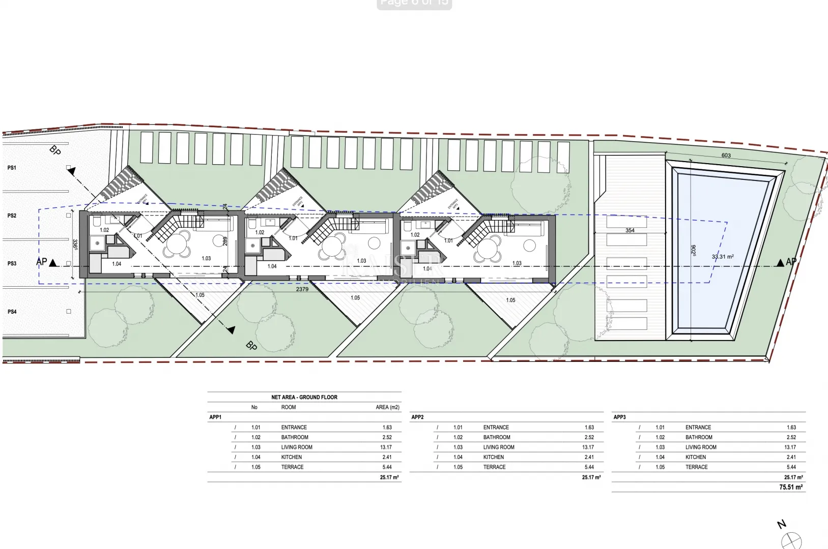 rabac - građevinsko zemljište s pogledom na more, 500 m2 - slika 4