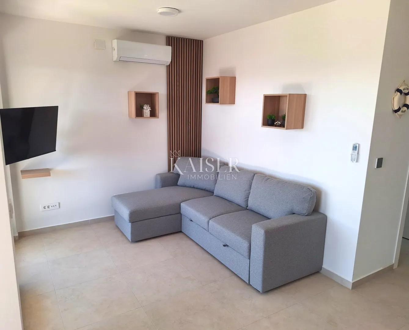 otok krk, omišalj- moderan stan 67m2 samo 250m do mora - slika 3