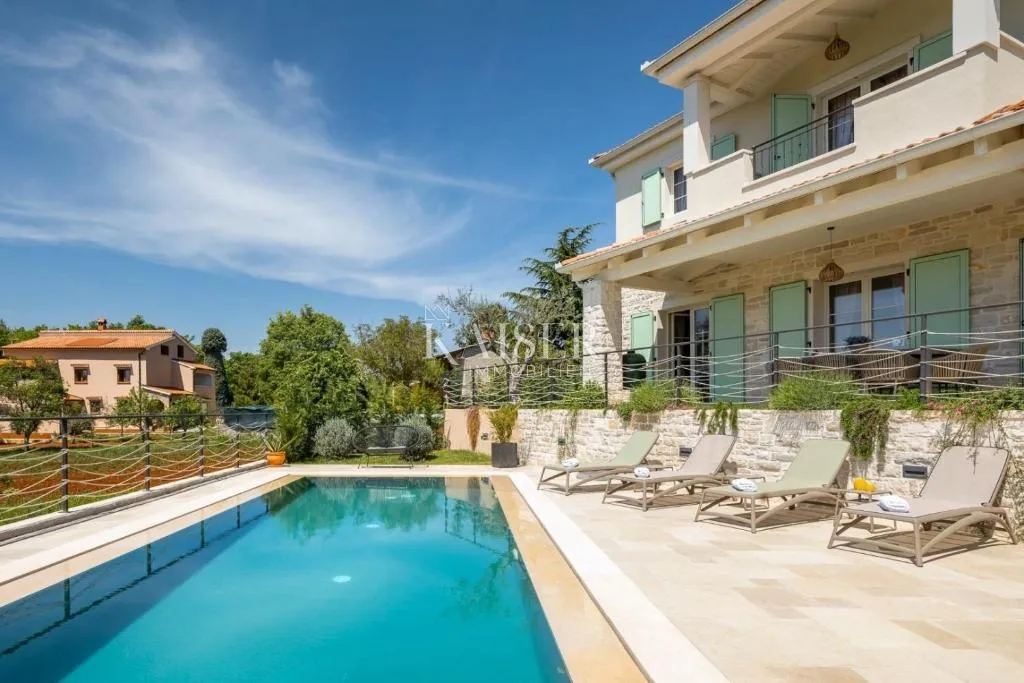 istra - višnjan, predivna kamena mediteranska vila - slika 8