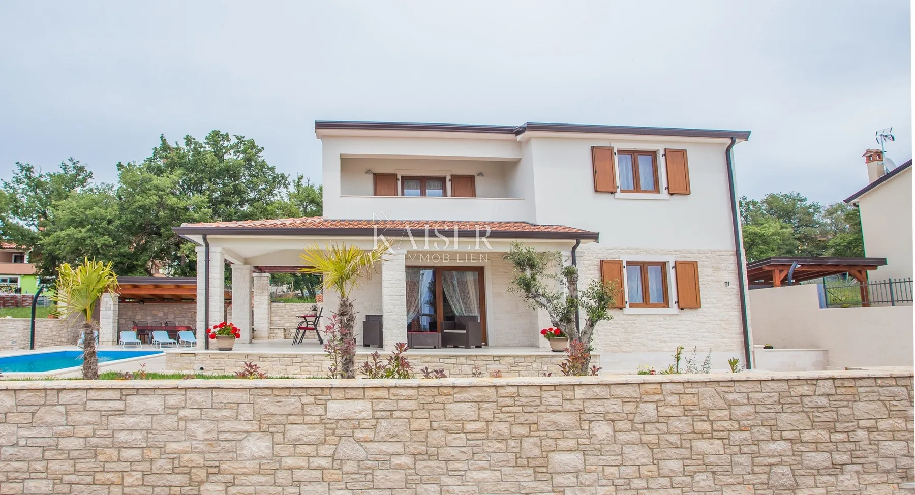 istra-kaštelir, vila sa bazenom pogled more 2 - slika 4