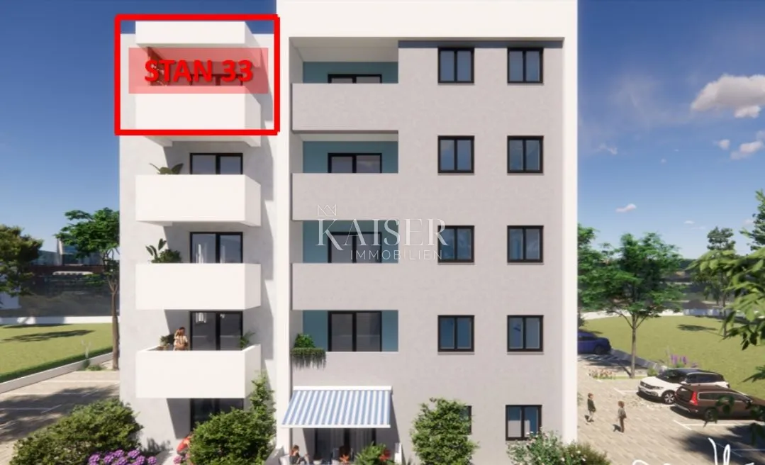 istra, pula – moderan dvosoban stan 54m² s balkonom - slika 2